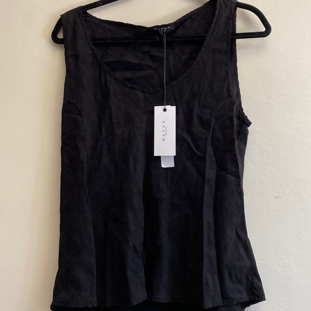 Black tank blouse